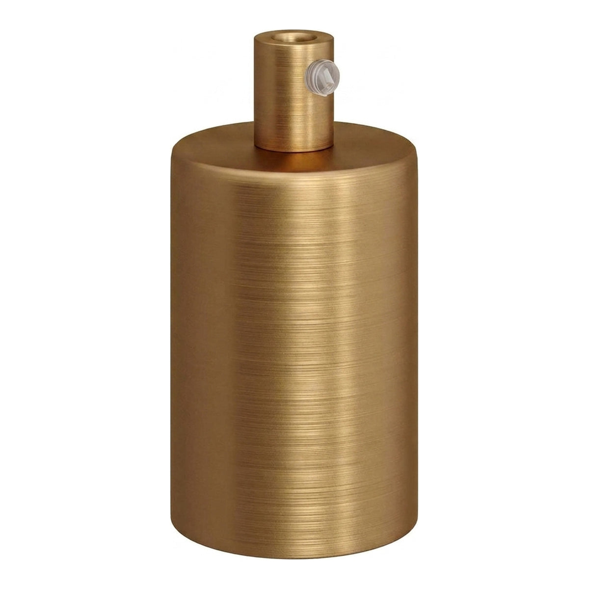 Oprawka E27 cylindryczna metalowa — Cylindryczny metalowy / Brąz satynowy