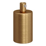 Oprawka E27 cylindryczna metalowa — Cylindryczny metalowy / Brąz satynowy