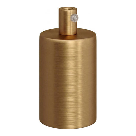 Oprawka E27 cylindryczna metalowa — Cylindryczny metalowy / Brąz satynowy