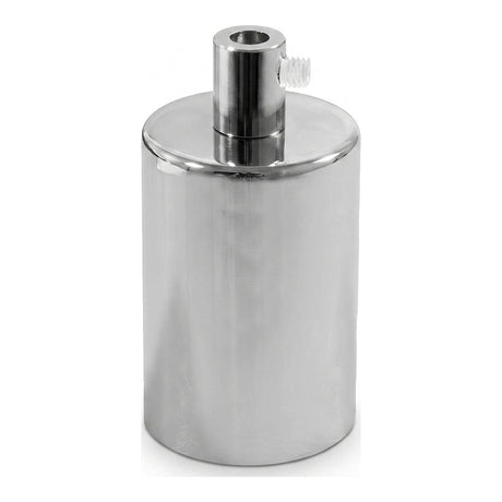 Oprawka E27 cylindryczna metalowa — Cylindryczny metalowy / Chrom
