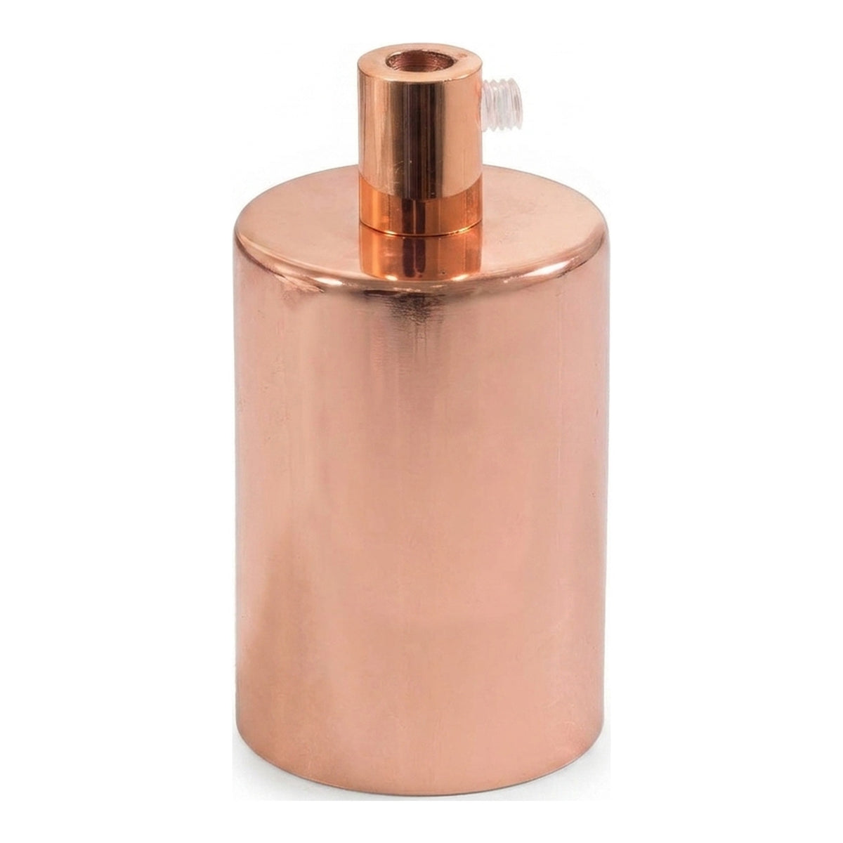 Oprawka E27 cylindryczna metalowa — Cylindryczny metalowy / Miedź