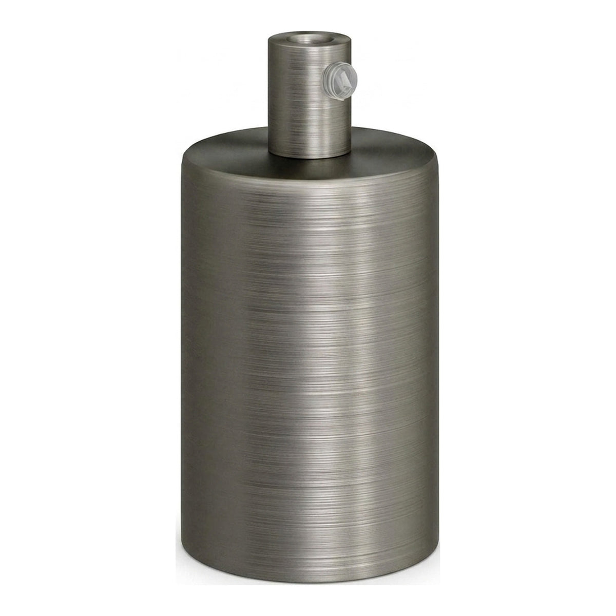 Oprawka E27 cylindryczna metalowa — Cylindryczny metalowy / Tytan satynowy