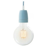 Oprawka E27 porcelanowa — Lazurowy