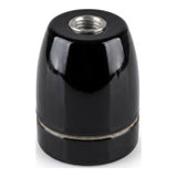 Oprawka E27 porcelanowa — Czarny