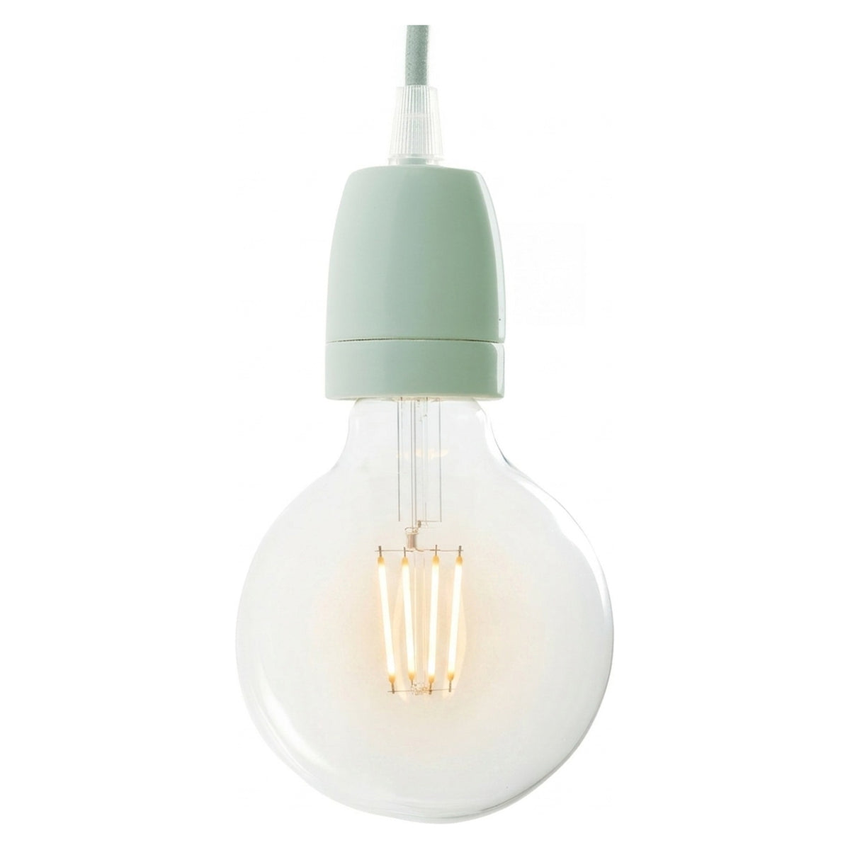 Oprawka E27 porcelanowa — Szałwiowy