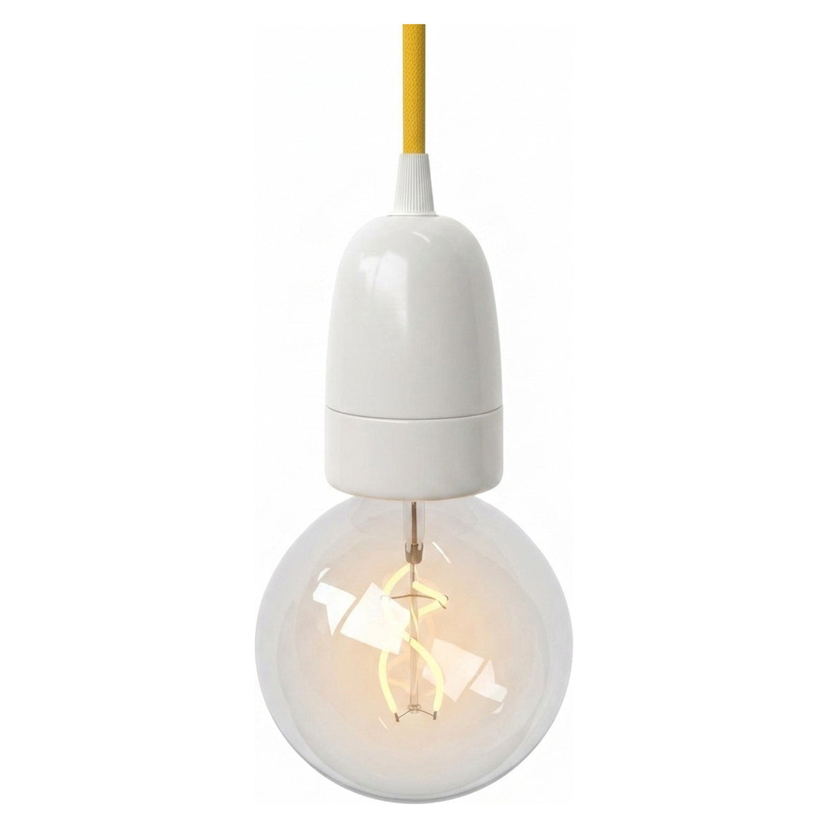 Oprawka E40 porcelanowa — Biały