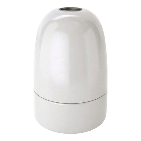 Oprawka E40 porcelanowa — Biały