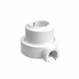 Zestaw: porcelanowe gniazdo ścienne i podstawa — Schuko 2P+T 16 A / Biały / 1 wyjście