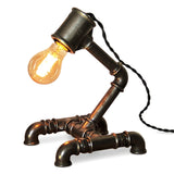 Lampe de chevet Hiroba au design industriel avec ampoule Edison globe
