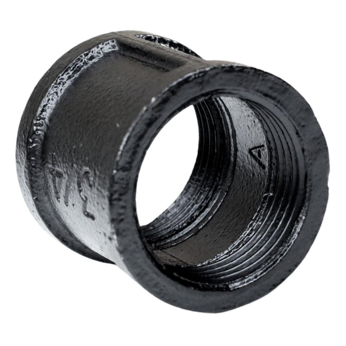 Manchon égal F/F – déco – peinture noire - manchon de raccordement peint en noir