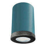 Mini reflektor punktowy LED z metalu Mini GU10 — Niebieski petrol