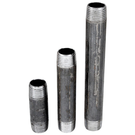 Destockage - Tube 1/2'' - Choix 2 - 15x21mm acier noir - fileté - tube acier noir fileté pour plomberie et déco - vue 2