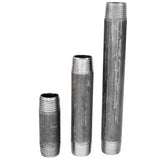 Destockage - Tube 1/2'' - Choix 2 - 15x21mm acier noir - fileté - tube acier noir fileté pour plomberie et déco