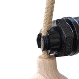 passe câble sur raccord peint avec cordon jute