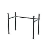 Podstawa biurka, rama w kształcie U, żeliwo i stal Ø 34 mm, 102 × 52 cm, wysokość 72 cm