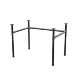 Podstawa biurka, rama w kształcie U, żeliwo i stal Ø 34 mm, 102 × 72 cm, wysokość 72 cm