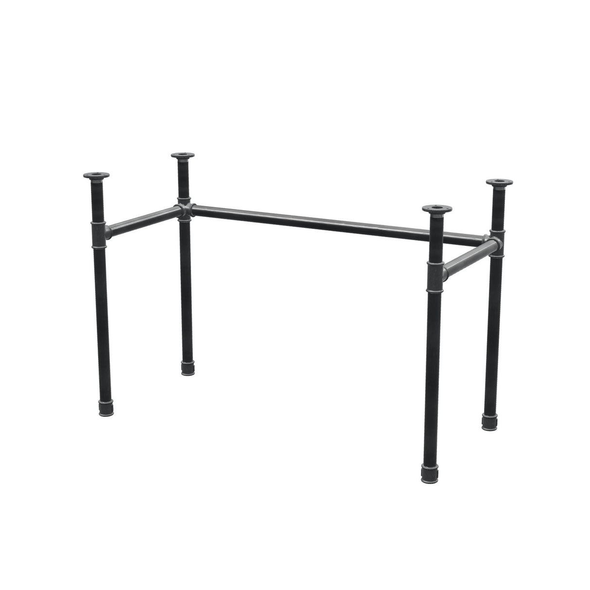 Podstawa biurka, rama w kształcie U, żeliwo i stal Ø 34 mm, 112 × 52 cm, wysokość 72 cm