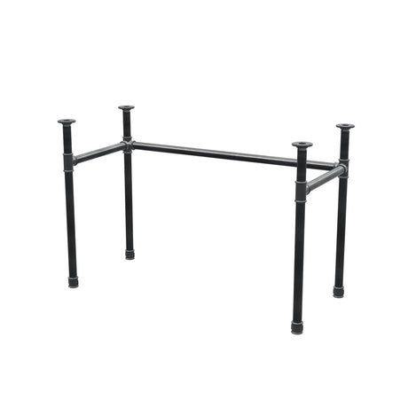 Podstawa biurka, rama w kształcie U, żeliwo i stal Ø 34 mm, 112 × 52 cm, wysokość 72 cm