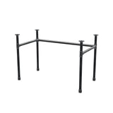 Podstawa biurka, rama w kształcie U, żeliwo i stal Ø 34 mm, 112 × 62 cm, wysokość 72 cm