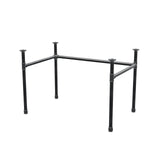 Podstawa biurka, rama w kształcie U, żeliwo i stal Ø 34 mm, 112 × 72 cm, wysokość 72 cm