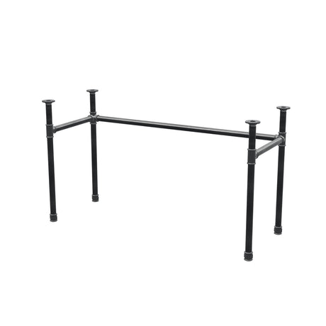 Podstawa biurka, rama w kształcie U, żeliwo i stal Ø 34 mm, 132 × 52 cm, wysokość 72 cm