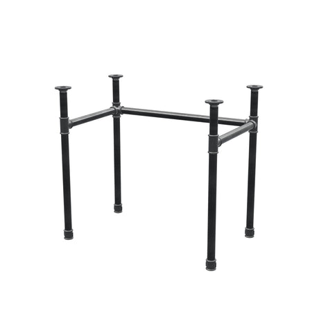 Podstawa biurka, rama w kształcie U, żeliwo i stal Ø 34 mm, 82 × 52 cm, wysokość 72 cm