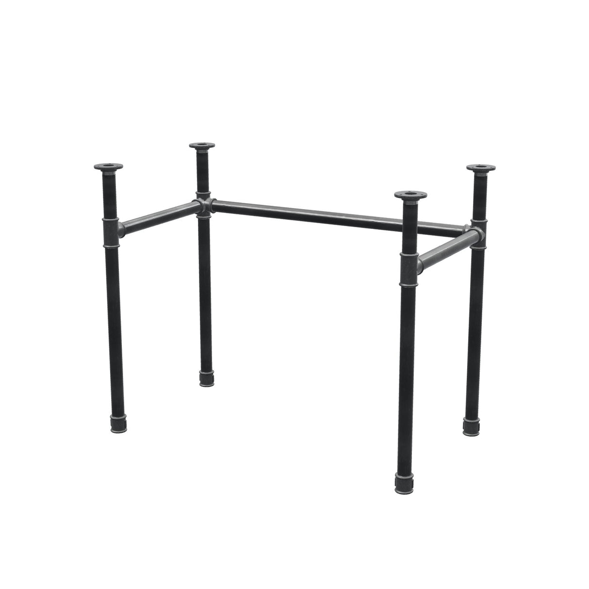 Podstawa biurka, rama w kształcie U, żeliwo i stal Ø 34 mm, 92 × 52 cm, wysokość 72 cm