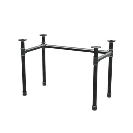 Podstawa biurka, rama w kształcie U, żeliwo i stal Ø 42 mm, 106 × 56 cm, wysokość 70 cm