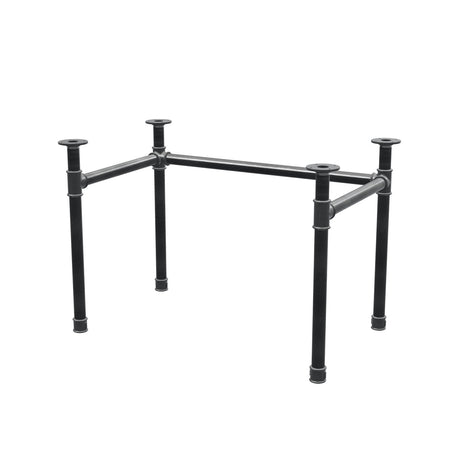 Podstawa biurka, rama w kształcie U, żeliwo i stal Ø 42 mm, 106 × 66 cm, wysokość 70 cm