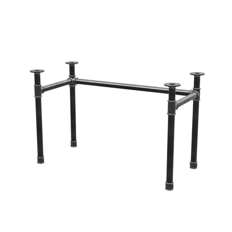 Podstawa biurka, rama w kształcie U, żeliwo i stal Ø 42 mm, 116 × 56 cm, wysokość 70 cm