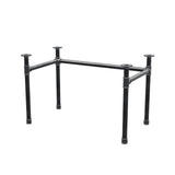 Podstawa biurka, rama w kształcie U, żeliwo i stal Ø 42 mm, 116 × 66 cm, wysokość 70 cm