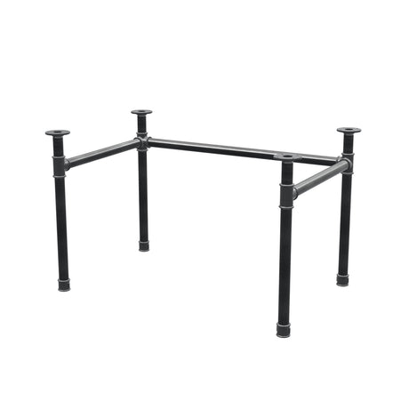 Podstawa biurka, rama w kształcie U, żeliwo i stal Ø 42 mm, 116 × 76 cm, wysokość 70 cm