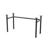 Podstawa biurka, rama w kształcie U, żeliwo i stal Ø 42 mm, 136 × 56 cm, wysokość 70 cm