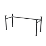 Podstawa biurka, rama w kształcie U, żeliwo i stal Ø 42 mm, 166 × 66 cm, wysokość 70 cm