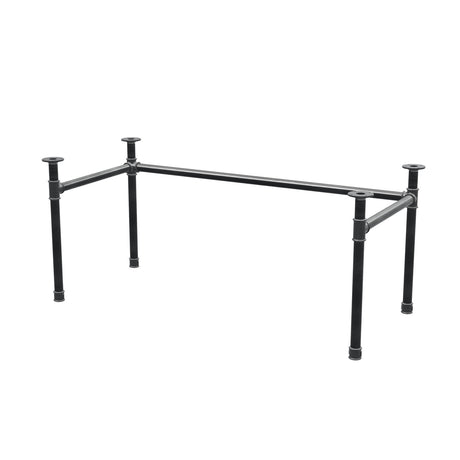 Podstawa biurka, rama w kształcie U, żeliwo i stal Ø 42 mm, 166 × 76 cm, wysokość 70 cm