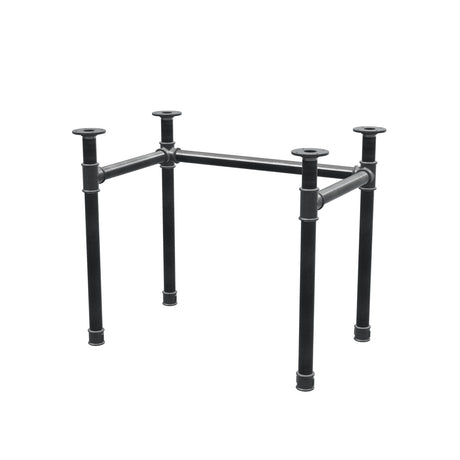 Podstawa biurka, rama w kształcie U, żeliwo i stal Ø 42 mm, 86 × 56 cm, wysokość 70 cm