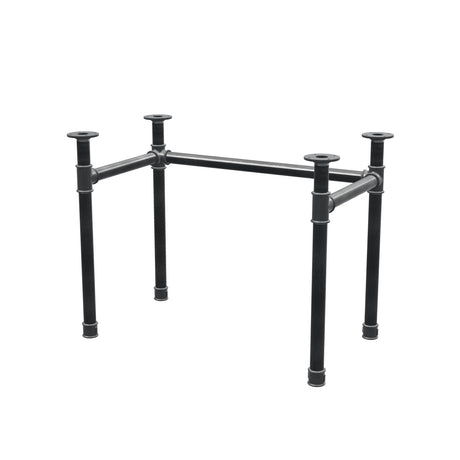 Podstawa biurka, rama w kształcie U, żeliwo i stal Ø 42 mm, 96 × 56 cm, wysokość 70 cm