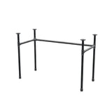 Podstawa biurka, rama w kształcie U, żeliwo i stal Ø 27 mm, 111 × 51 cm, wysokość 71 cm