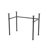 Podstawa biurka, rama w kształcie U, żeliwo i stal Ø 27 mm, 91 × 51 cm, wysokość 71 cm