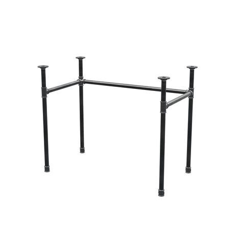 Podstawa biurka, rama w kształcie U, żeliwo i stal Ø 27 mm, 91 × 51 cm, wysokość 71 cm