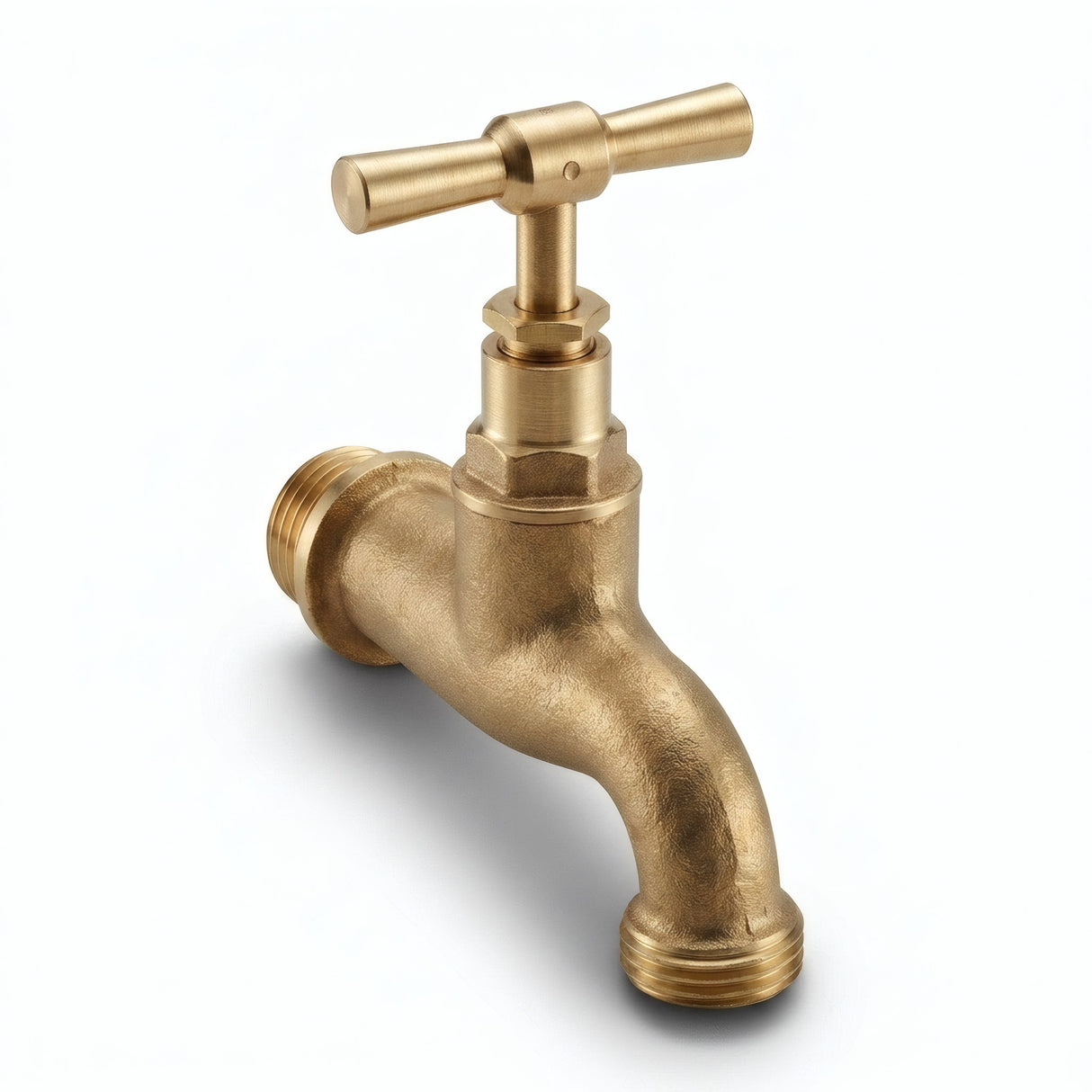 Robinet laiton brut - photo produit fond blanc 3