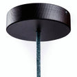 Okrągła rozeta z drewna, Ø 120 mm — Efekt wenge