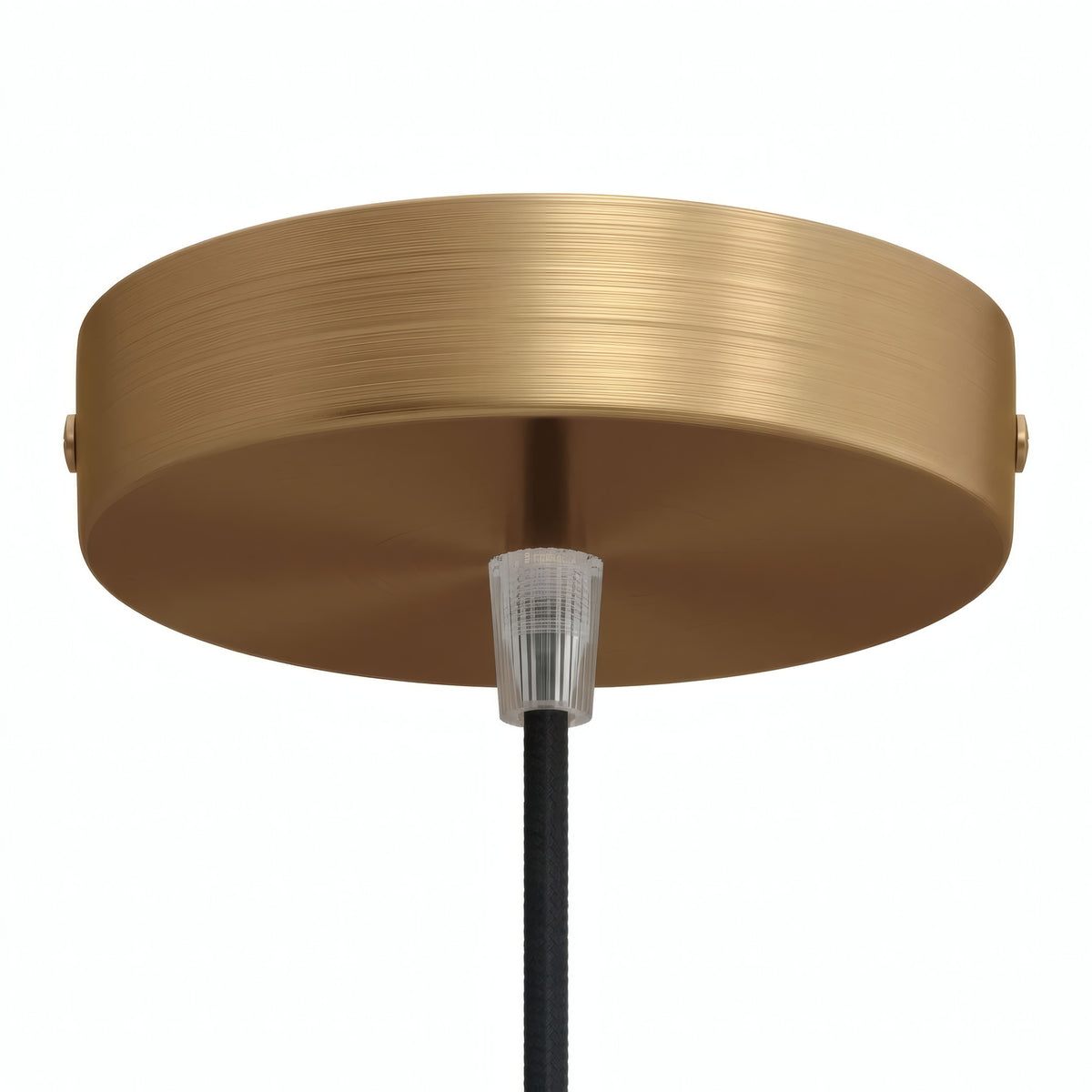 Rozeta cylindryczna z metalu, Ø 120 mm — Stożkowy termoplastyczny / Brąz satynowy