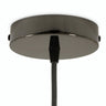 Rozeta cylindryczna z metalu, Ø 120 mm — Stożkowy termoplastyczny / Czarna perła