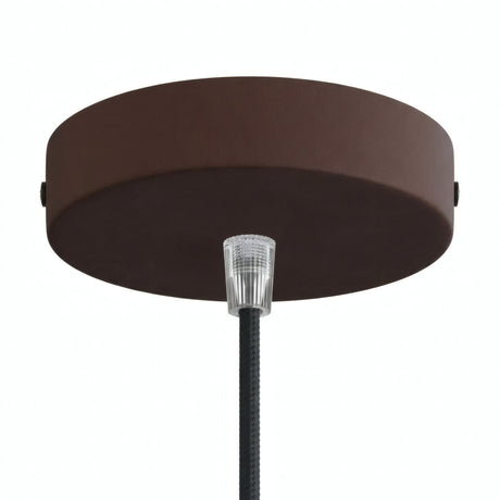 Rozeta cylindryczna z metalu, Ø 120 mm — Stożkowy termoplastyczny / Rdza