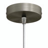 Rozeta cylindryczna z metalu, Ø 120 mm — Stożkowy termoplastyczny / Tytan satynowy