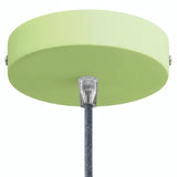 Rozeta cylindryczna z metalu, Ø 120 mm — Stożkowy termoplastyczny / Zieleń łąkowa