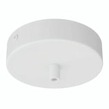 Rozeta cylindryczna z metalu, Ø 120 mm — Cylindryczny metalowy / Biały matowy