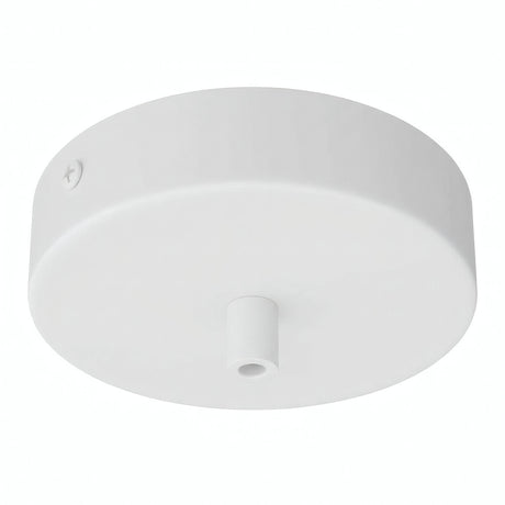 Rozeta cylindryczna z metalu, Ø 120 mm — Cylindryczny metalowy / Biały matowy