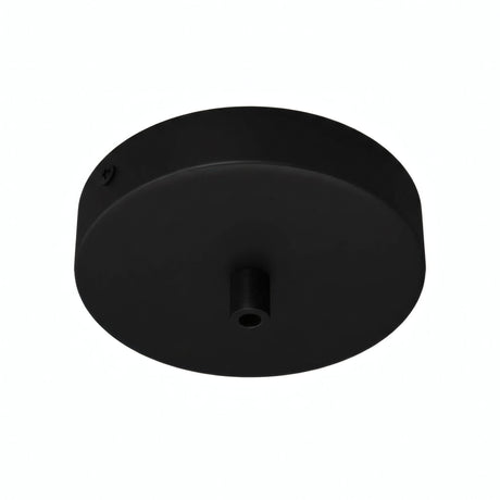 Rozeta cylindryczna z metalu, Ø 120 mm — Cylindryczny metalowy / Czarny